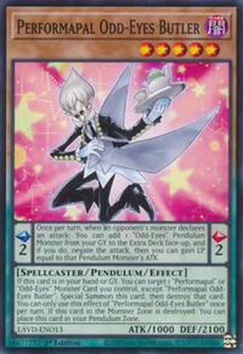 Performapal Odd-Eyes Butler • LAVD-ENO13 • C
