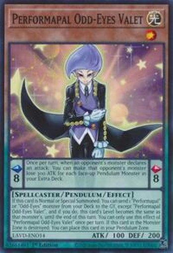 Performapal Odd-Eyes Valet • LAVD-ENO14 • C