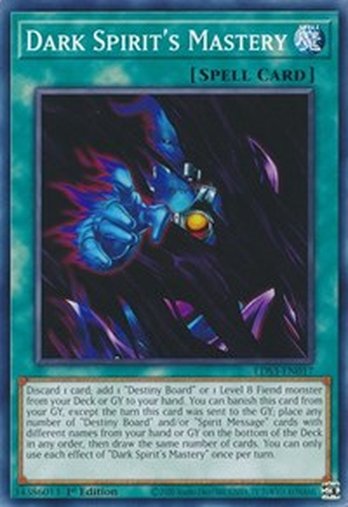 Dark Spirit's Mastery • LDS3-EN017 • C