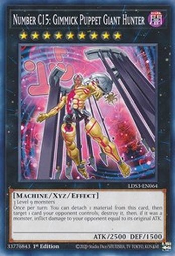 Number C15: Gimmick Puppet Giant Hunter • LDS3-EN064 • C