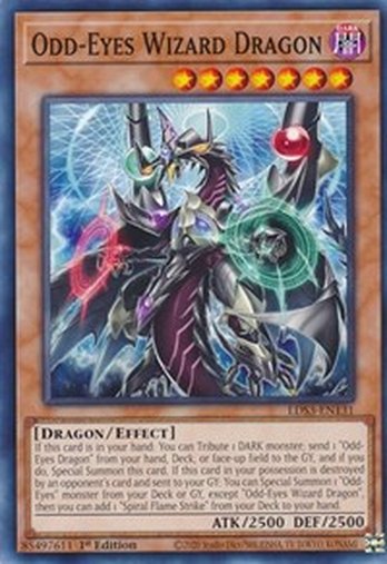 Odd-Eyes Wizard Dragon • LDS3-EN131 • C