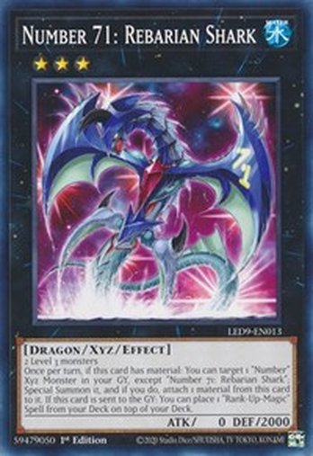 Number 71: Rebarian Shark • LED9-EN013 • C