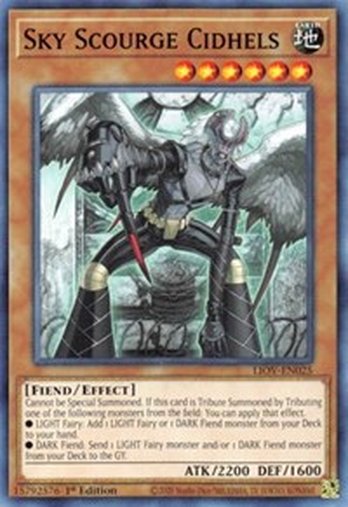 Sky Scourge Cidhels • LIOV-EN025 • C