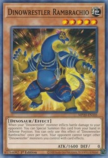 Dinowrestler Rambrachio • MP20-EN105 • C