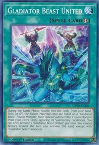 Gladiator Beast United • MP20-EN185 • C