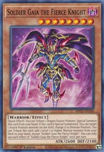 Soldier Gaia The Fierce Knight • MP21-EN100 • C