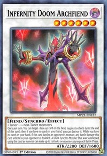 Infernity Doom Archfiend • MP21-EN187 • C