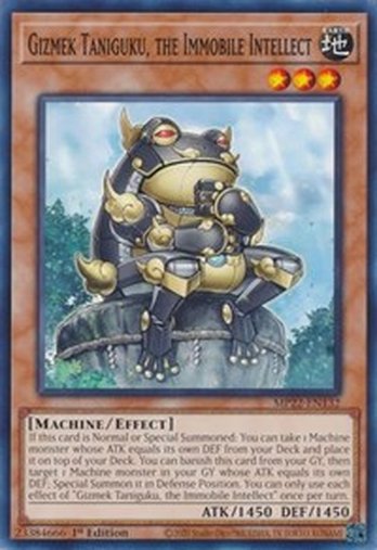 Gizmek Taniguku, the Immobile Intellect • MP22-EN132 • C