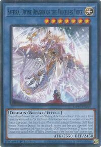 Saffira, Divine Dragon of the Voiceless Voice • MP25-EN352 • C