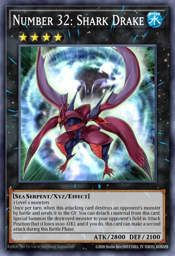 Number 32: Shark Drake • OP25-EN021 • C
