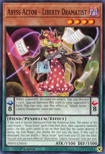 Abyss Actor - Liberty Dramatist • PHHY-EN016 • C