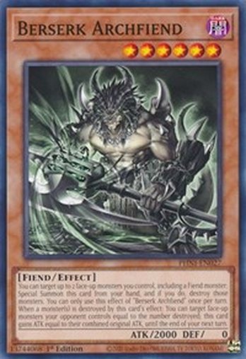Berserk Archfiend • PHNI-EN027 • C