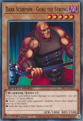 Dark Scorpion - Gorg the Strong • SBC1-ENI25 • C