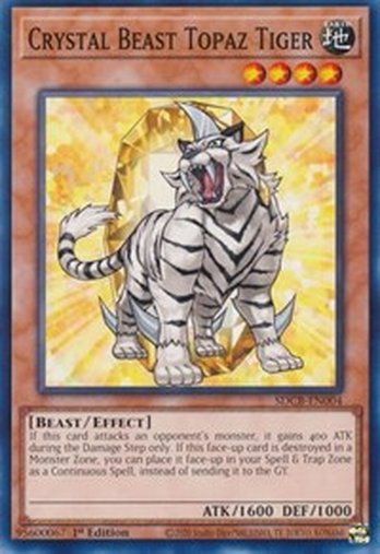 Crystal Beast Topaz Tiger • SDCB-EN004 • C