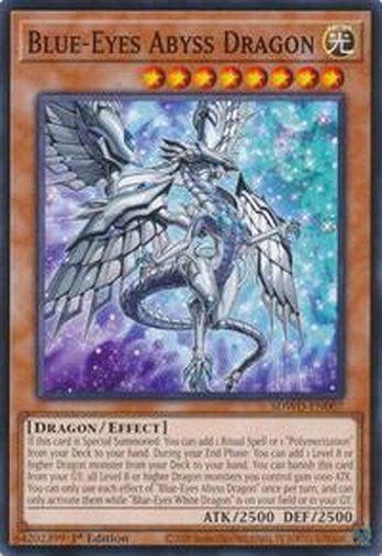 Blue-Eyes Abyss Dragon • SDWD-EN007 • C