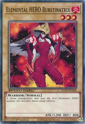 Elemental HERO Burstinatrix • SGX1-ENA02 • C