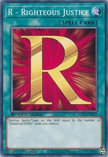 R - Righteous Justice • SGX1-ENA17 • C