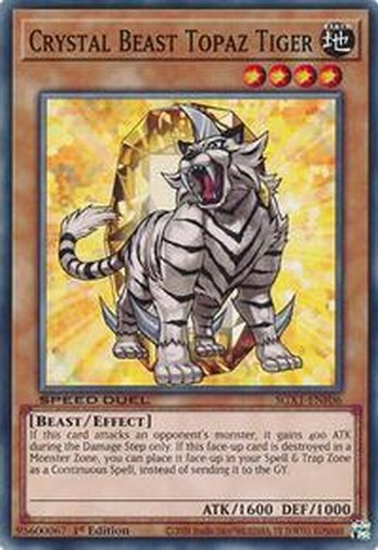 Crystal Beast Topaz Tiger • SGX1-ENF06 • C