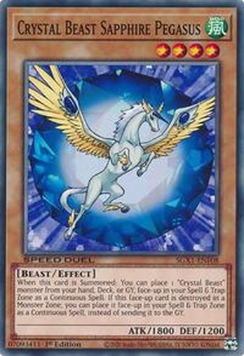 Crystal Beast Sapphire Pegasus • SGX1-ENF08 • C