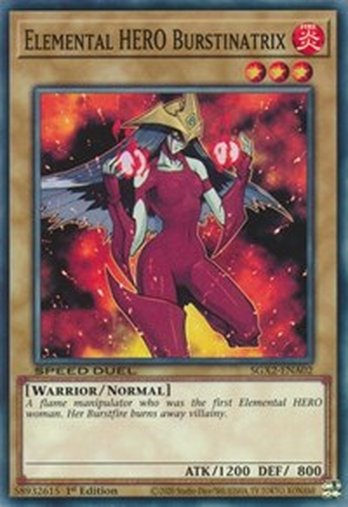 Elemental HERO Burstinatrix • SGX2-ENA02 • C