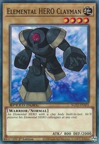 Elemental HERO Clayman • SGX2-ENA03 • C