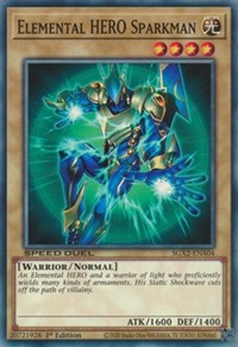 Elemental HERO Sparkman • SGX2-ENA04 • C