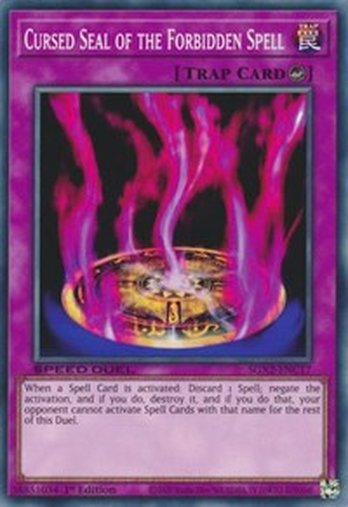 Cursed Seal of the Forbidden Spell • SGX2-ENC17 • C