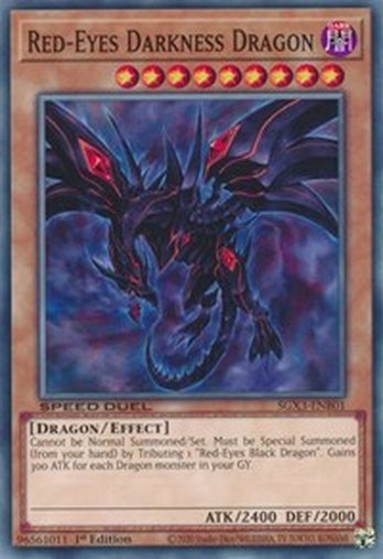 Red-Eyes Darkness Dragon • SGX3-ENB01 • C