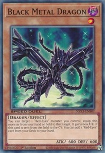 Black Metal Dragon • SGX3-ENB07 • C