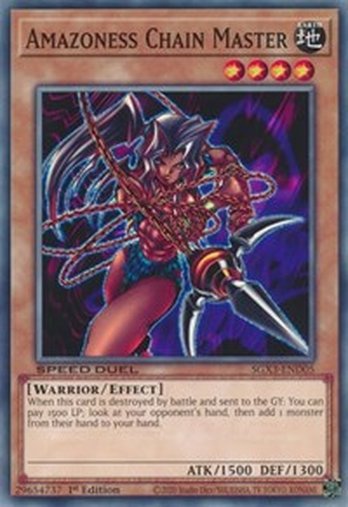 Amazoness Chain Master • SGX3-END05 • C
