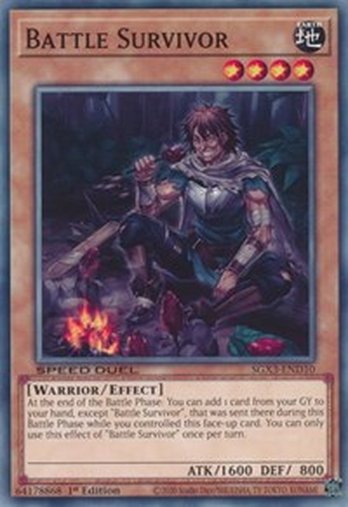 Battle Survivor • SGX3-END10 • C