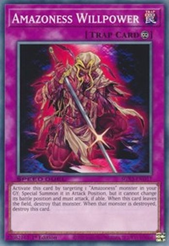 Amazoness Willpower • SGX3-END17 • C