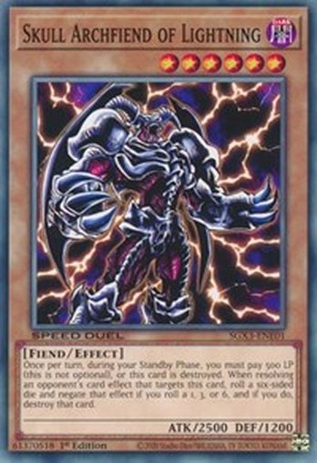 Skull Archfiend of Lightning • SGX3-ENE01 • C