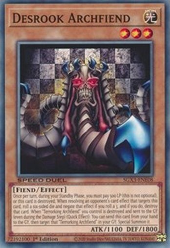 Desrook Archfiend • SGX3-ENE08 • C