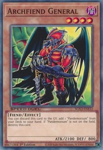 Archfiend General • SGX3-ENE12 • C