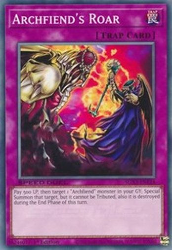 Archfiend's Roar • SGX3-ENE18 • C