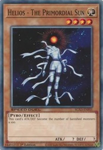 Helios - The Primordial Sun • SGX3-ENF01 • C