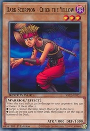 Dark Scorpion - Chick the Yellow • SGX3-ENI01 • C