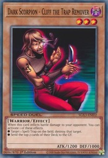 Dark Scorpion - Cliff the Trap Remover • SGX3-ENI02 • C