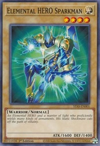 Elemental HERO Sparkman • STAS-EN001 • C