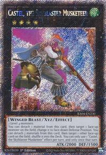 Castel, the Skyblaster Musketeer • RA04-EN230 • PS