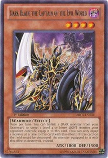 Dark Blade the Captain of the Evil World • ORCS-EN034 • R