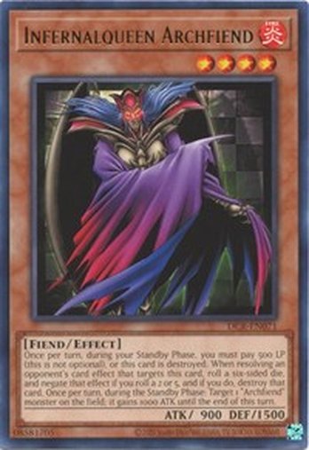 Infernalqueen Archfiend • DCR-EN071 • R • 25th Reprint