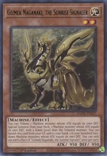Gizmek Naganaki, the Sunrise Signaler • AMDE-EN037 • R