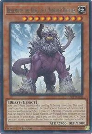 Behemoth the King of a Hundred Battles • JUSH-EN050 • R