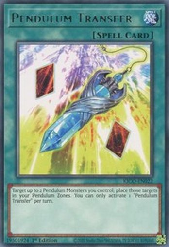 Pendulum Transfer • KICO-EN022 • R