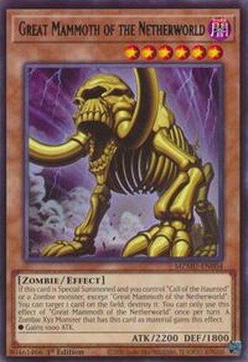 Great Mammoth of the Netherworld • MZMU-EN004 • R