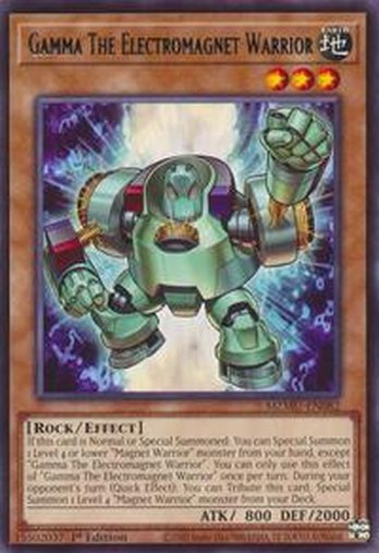 Gamma The Electromagnet Warrior • MZMU-EN082 • R