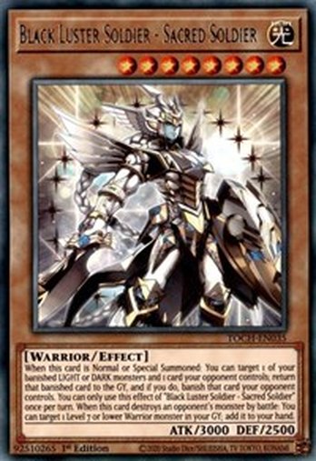 Black Luster Soldier - Sacred Soldier • TOCH-EN035 • R