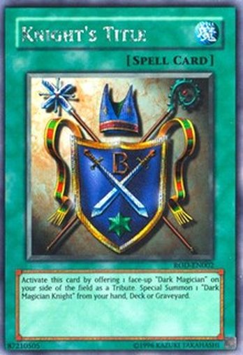 Knight's Title • ROD-EN002 • SE
